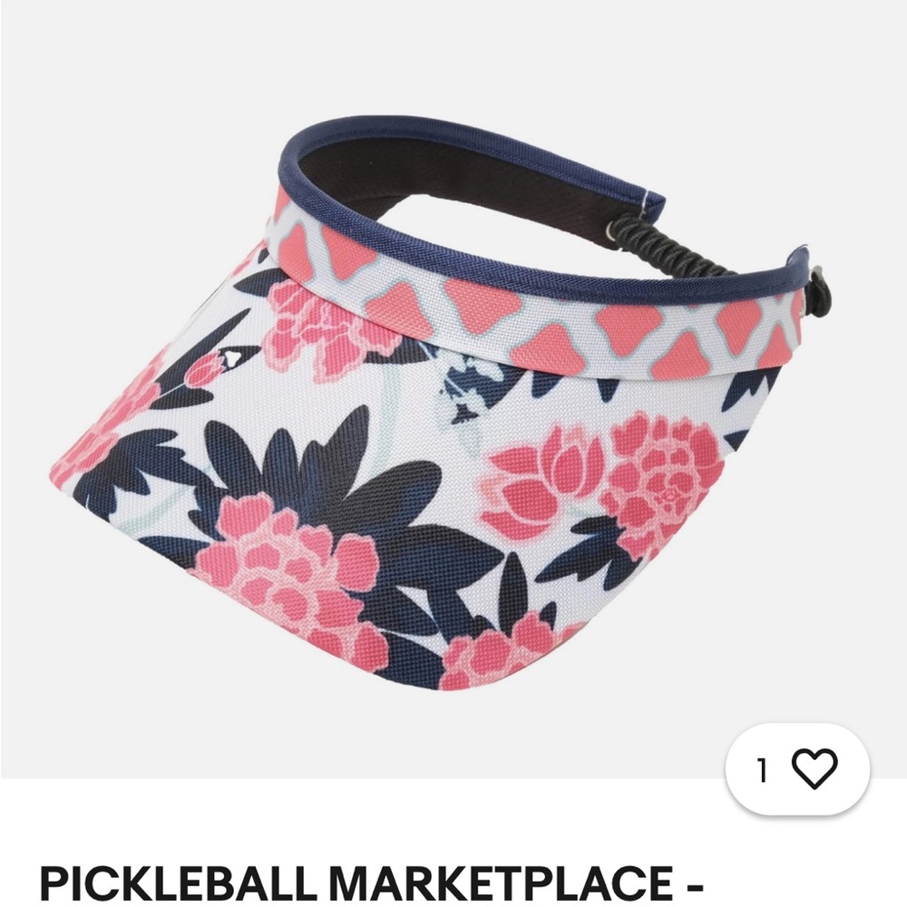 Brand new never used! Body Glove Floral Visor in Pink and Black
